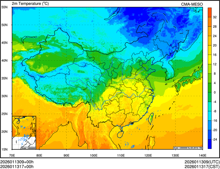 01/13 09时 +000小时