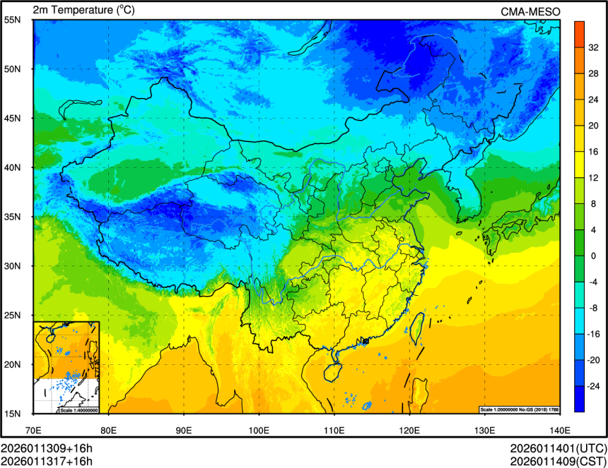 01/13 09时 +016小时