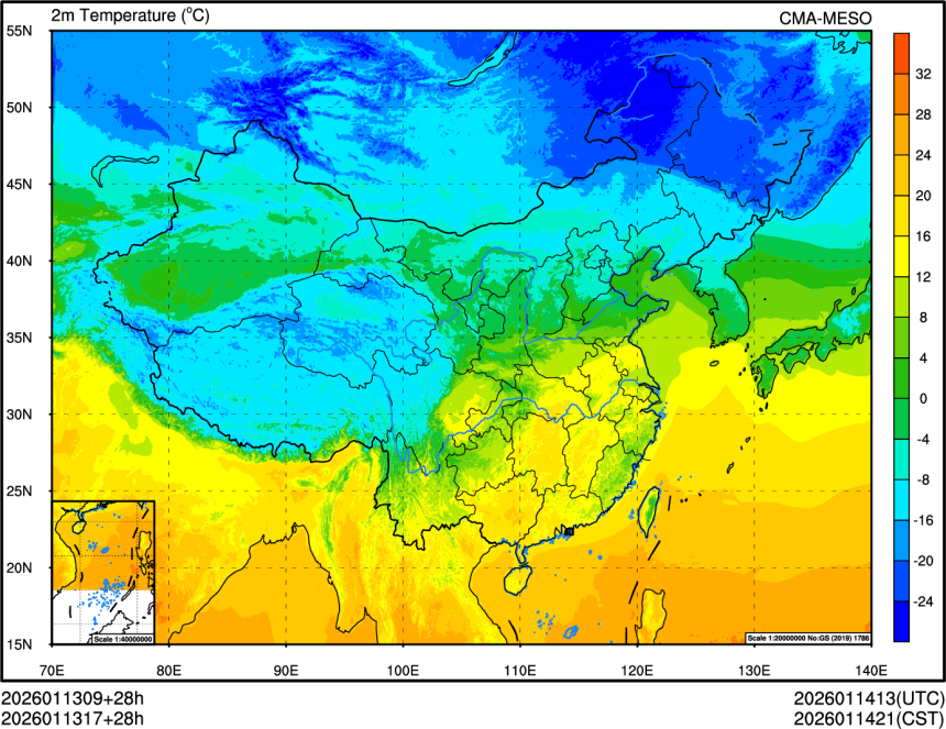 01/13 09时 +028小时