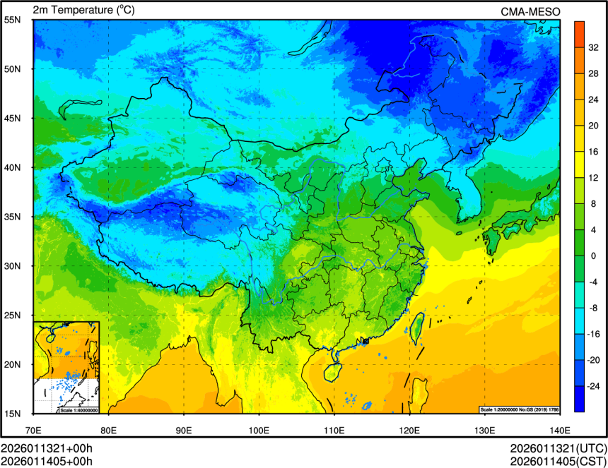 01/13 21时 +000小时