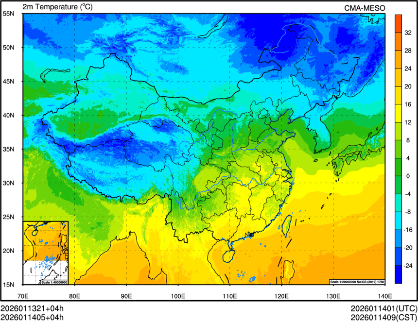01/13 21时 +004小时