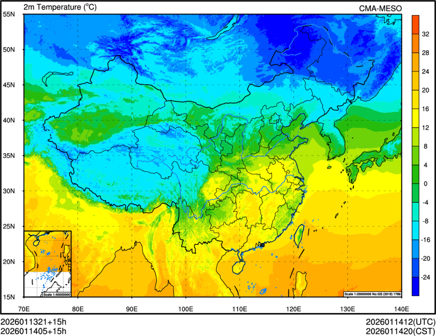 01/13 21时 +015小时