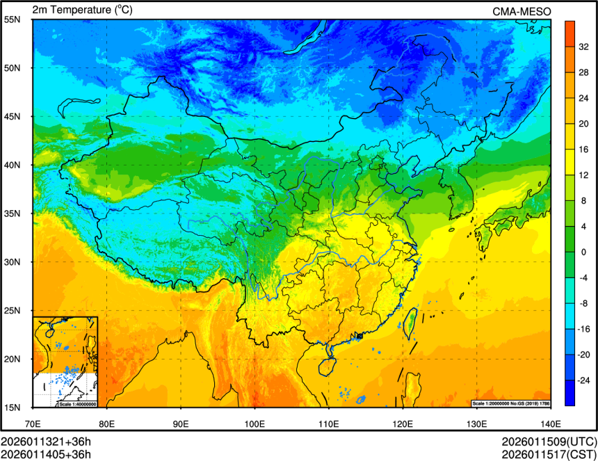 01/13 21时 +036小时