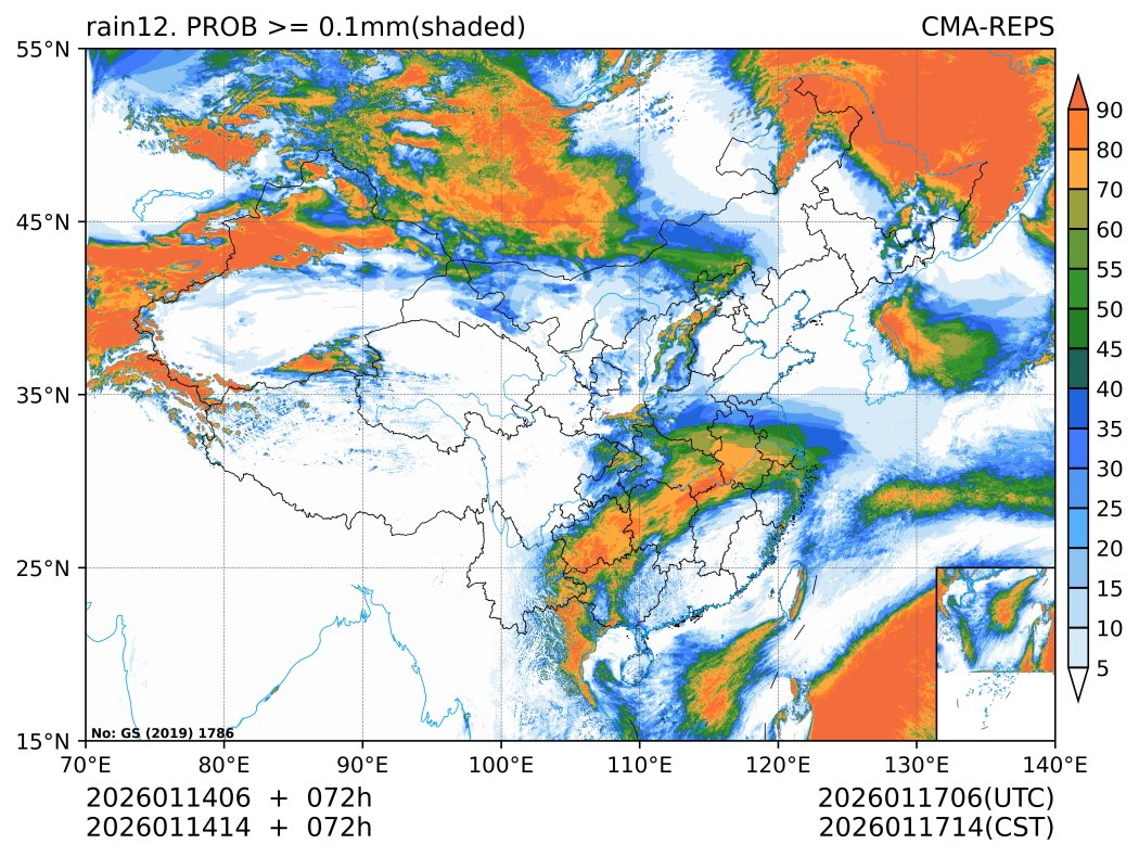 01/14 14时 +072小时