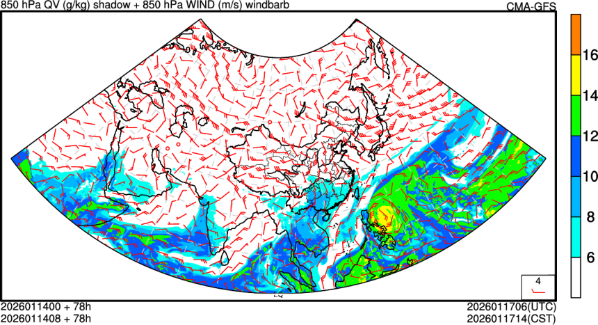 01/14 00时 +078小时