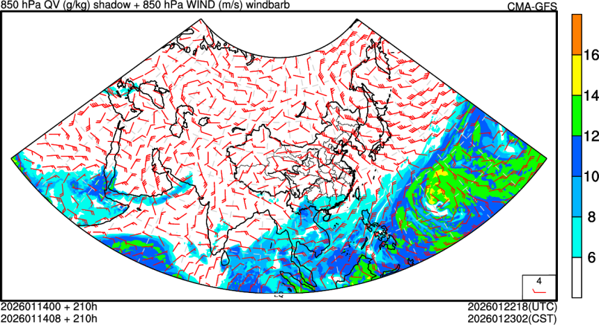 01/14 00时 +210小时