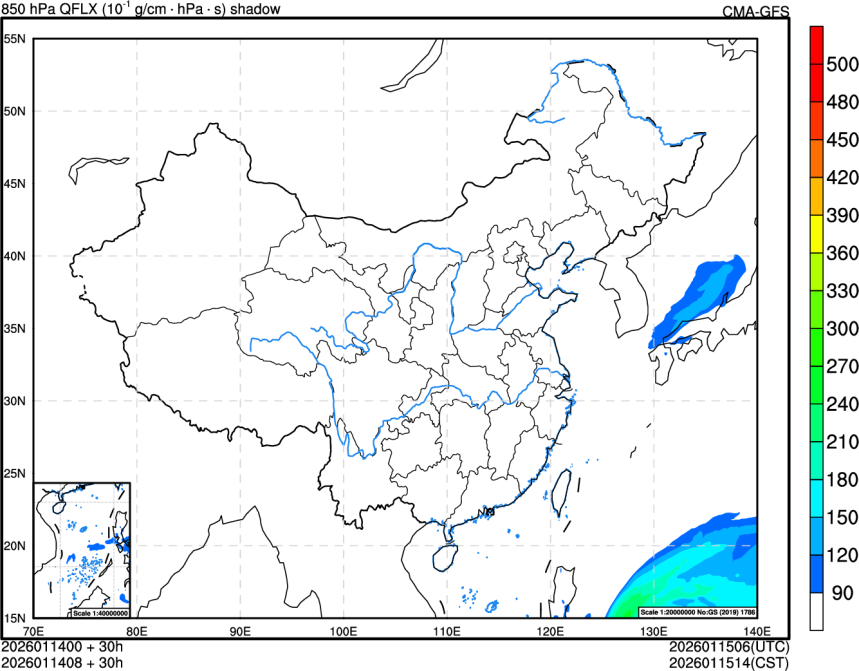 01/14 00时 +030小时