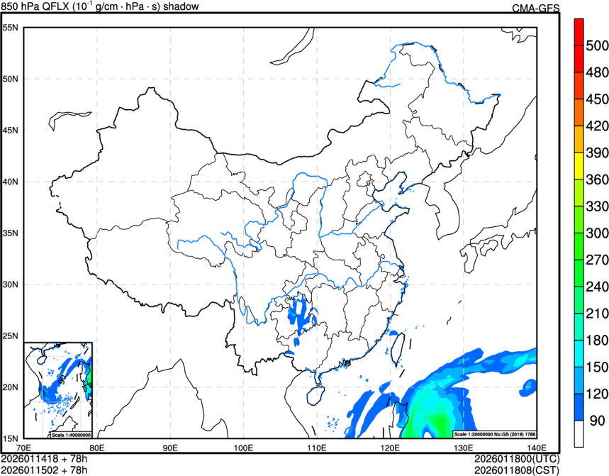 01/14 18时 +078小时
