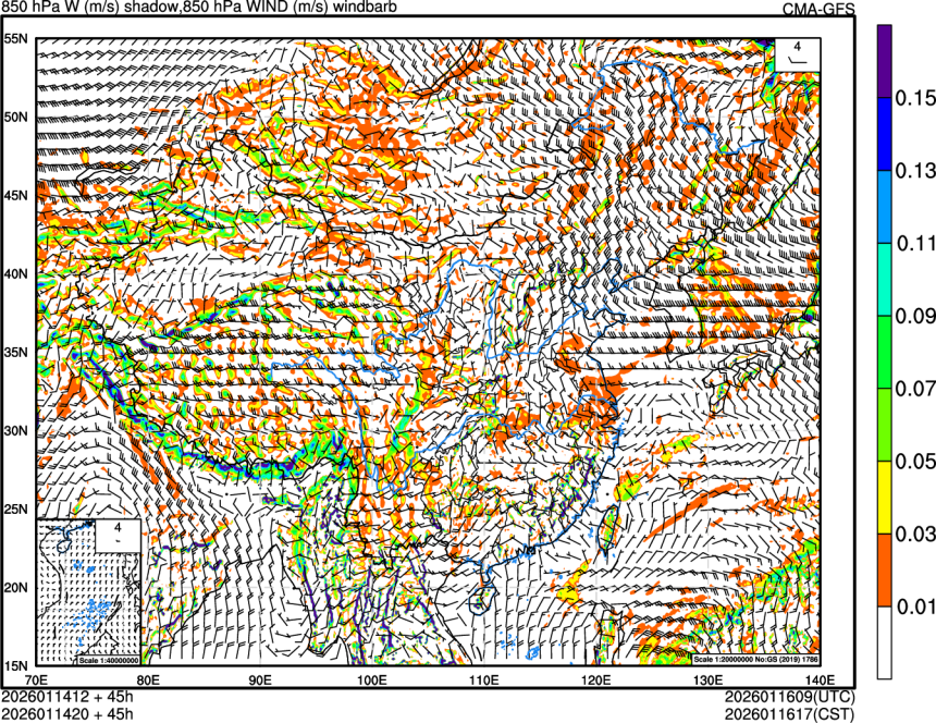 01/14 12时 +045小时
