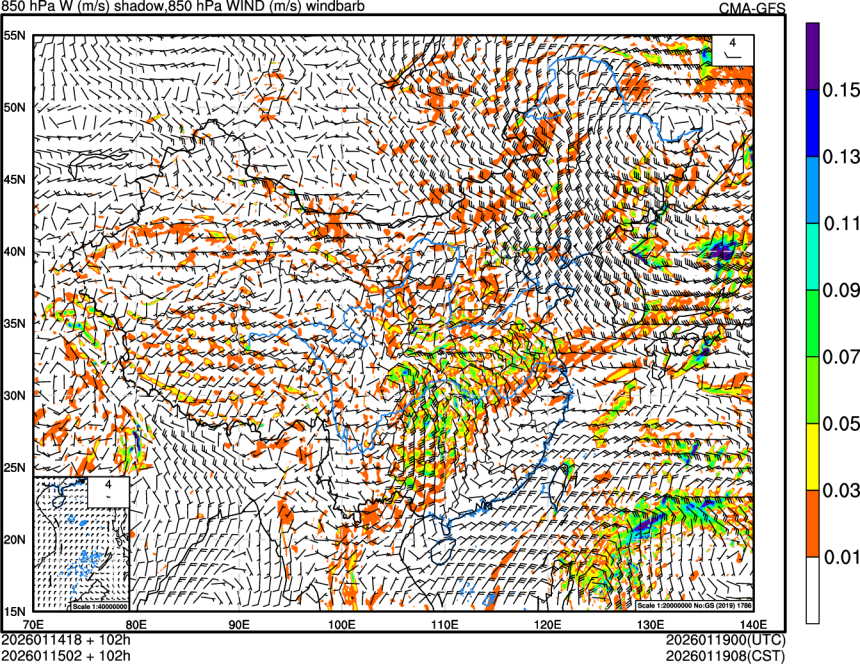01/14 18时 +102小时
