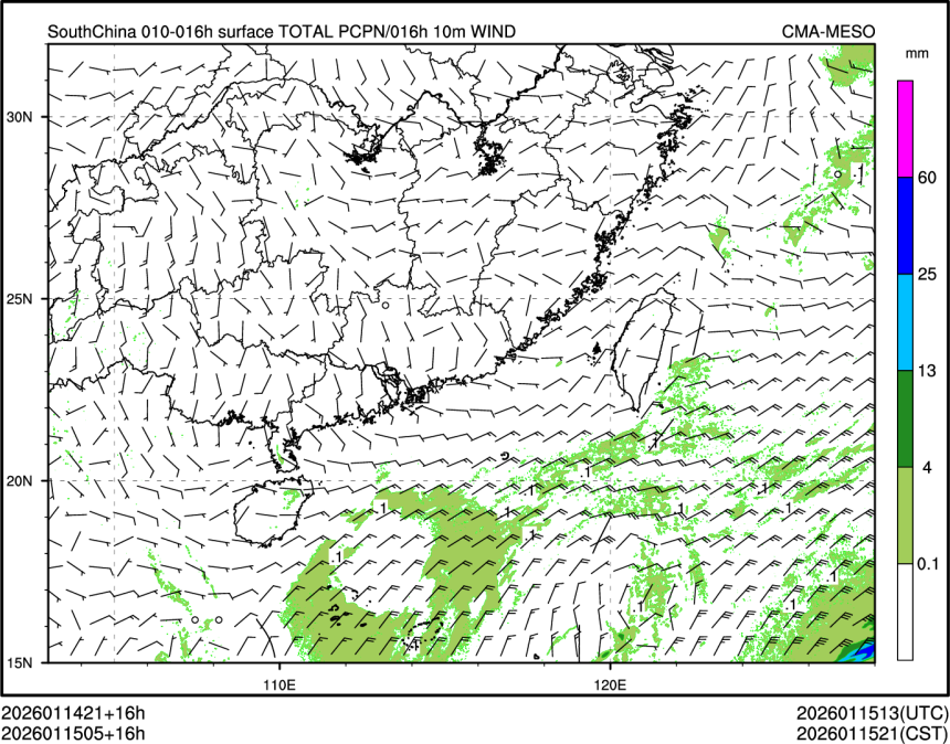 01/15 05时 +016小时