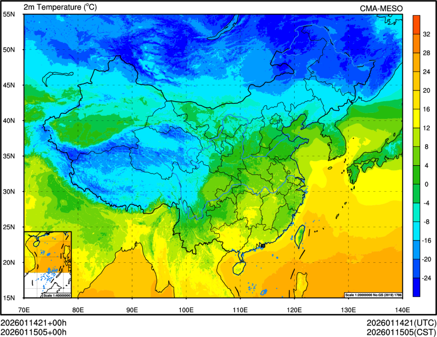 01/14 21时 +000小时