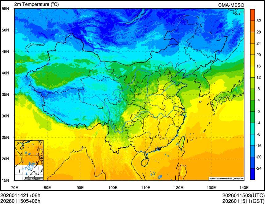 01/14 21时 +006小时