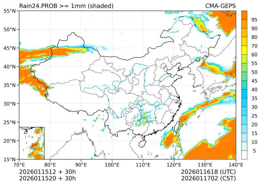 01/15 20时 +030小时