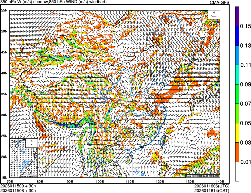 01/15 00时 +030小时