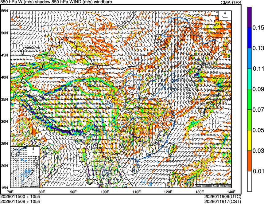 01/15 00时 +105小时