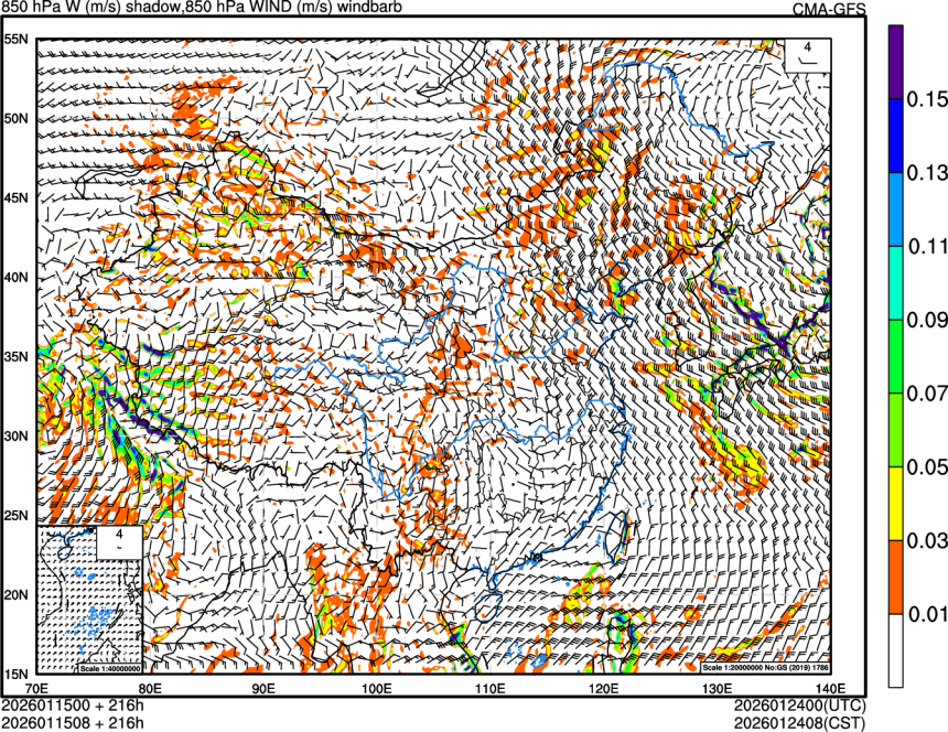 01/15 00时 +216小时