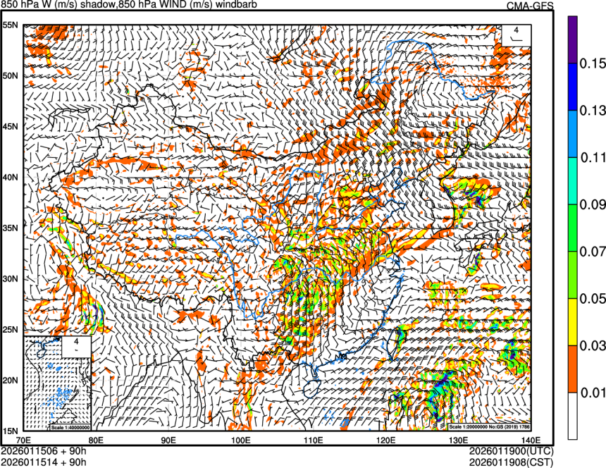01/15 06时 +090小时