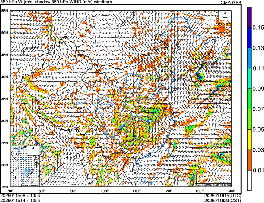 01/15 06时 +105小时