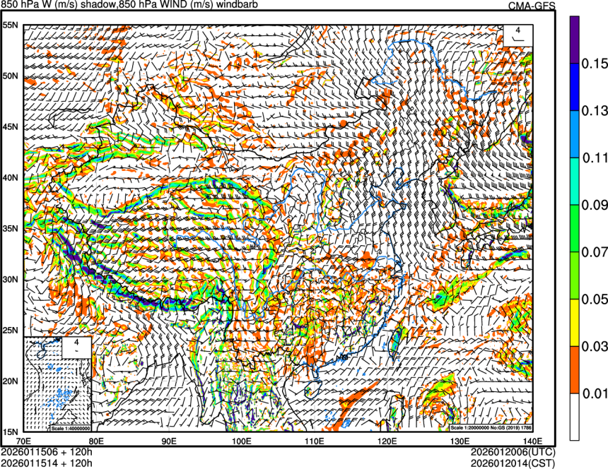 01/15 06时 +120小时
