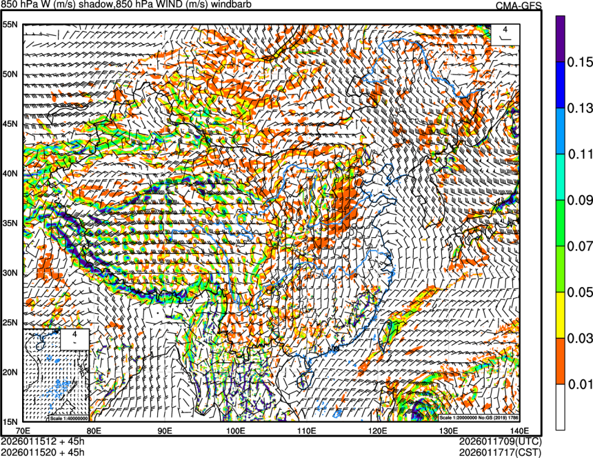 01/15 12时 +045小时