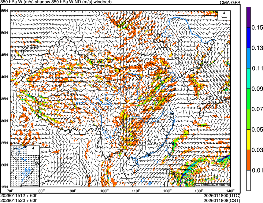 01/15 12时 +060小时