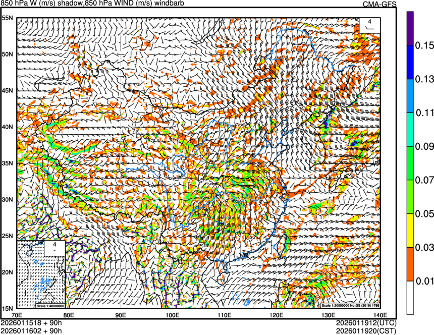 01/15 18时 +090小时
