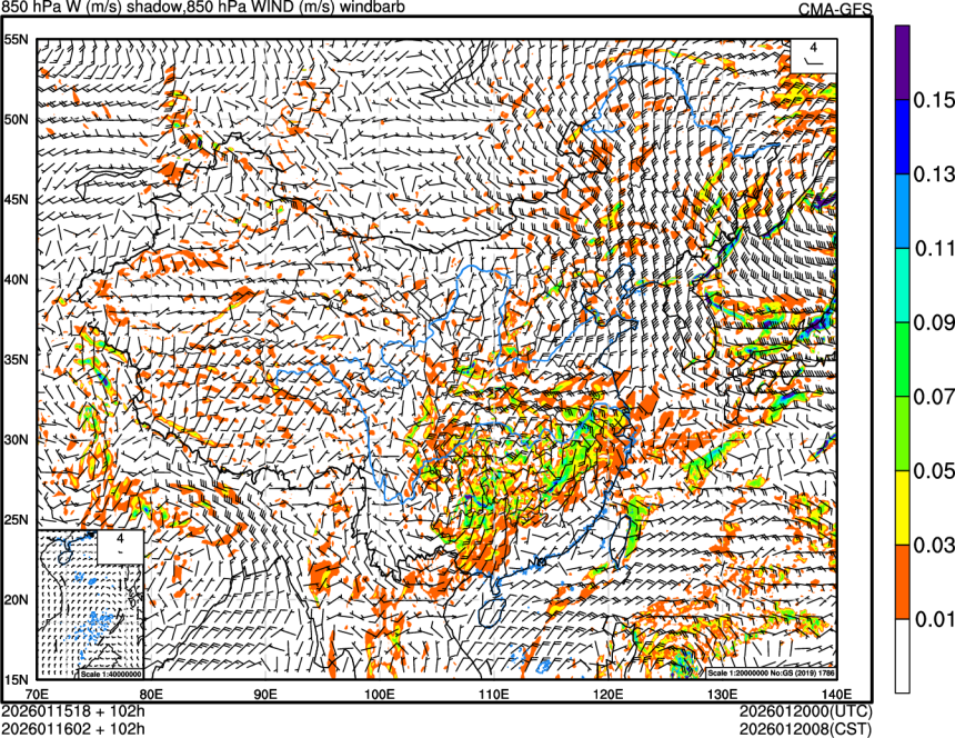 01/15 18时 +102小时