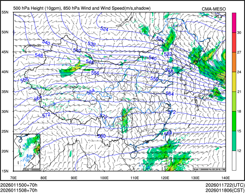 01/15 08时 +070小时