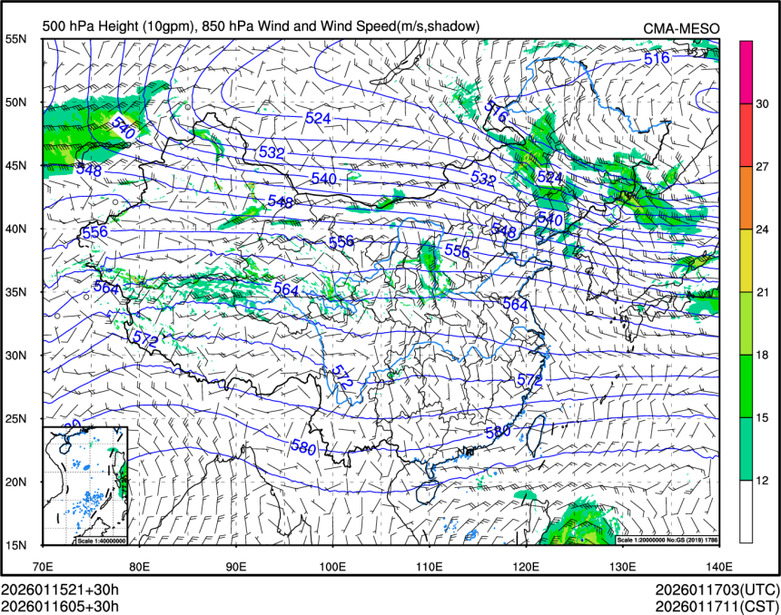 01/16 05时 +030小时