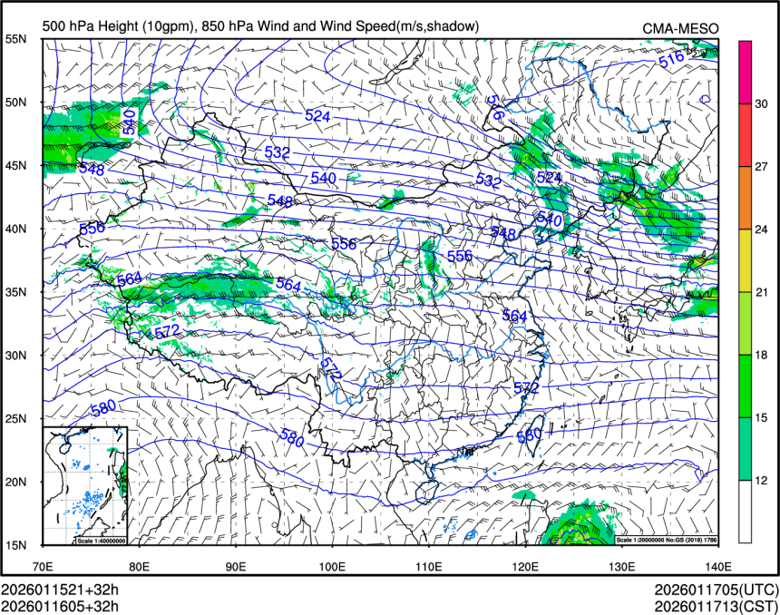01/16 05时 +032小时