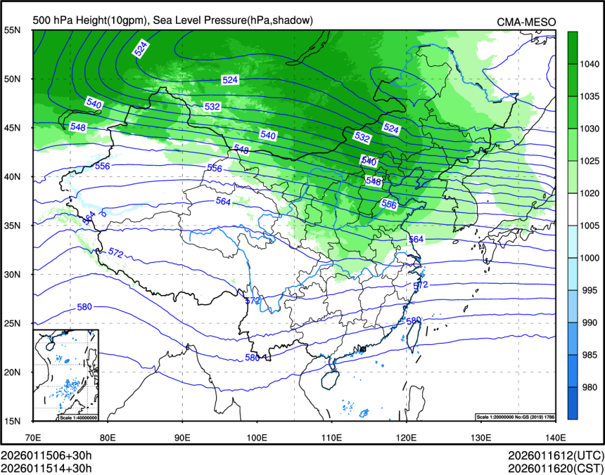 01/15 14时 +030小时