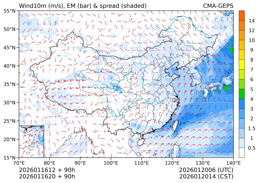 01/16 20时 +090小时