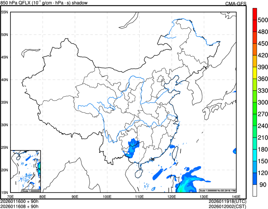 01/16 00时 +090小时