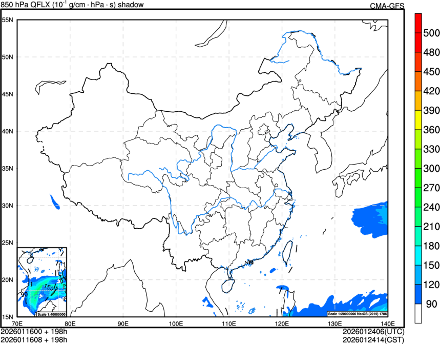 01/16 00时 +198小时