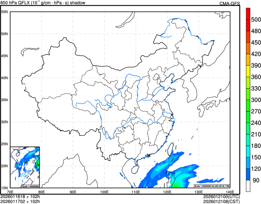 01/16 18时 +102小时