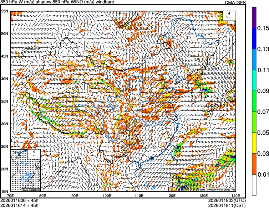 01/16 06时 +045小时