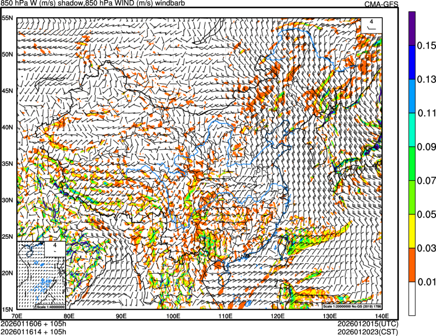 01/16 06时 +105小时