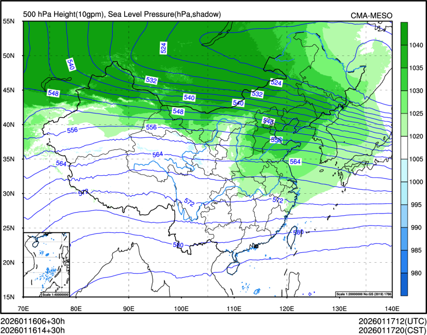 01/16 14时 +030小时