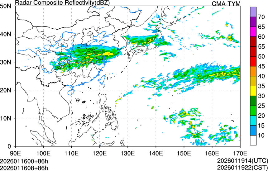 01/16 00时 +086小时