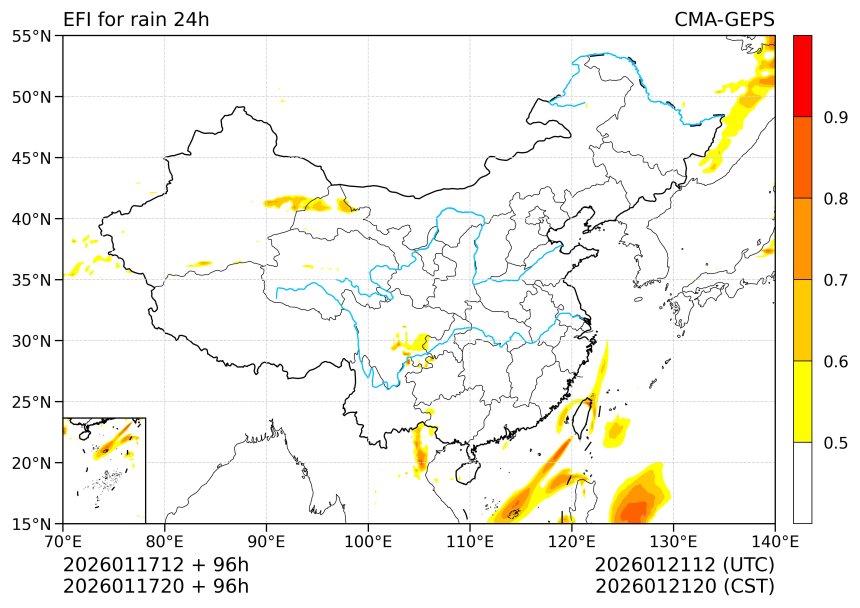 01/17 20时 +096小时