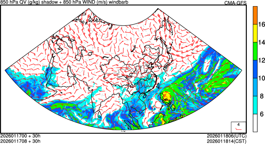 01/17 00时 +030小时