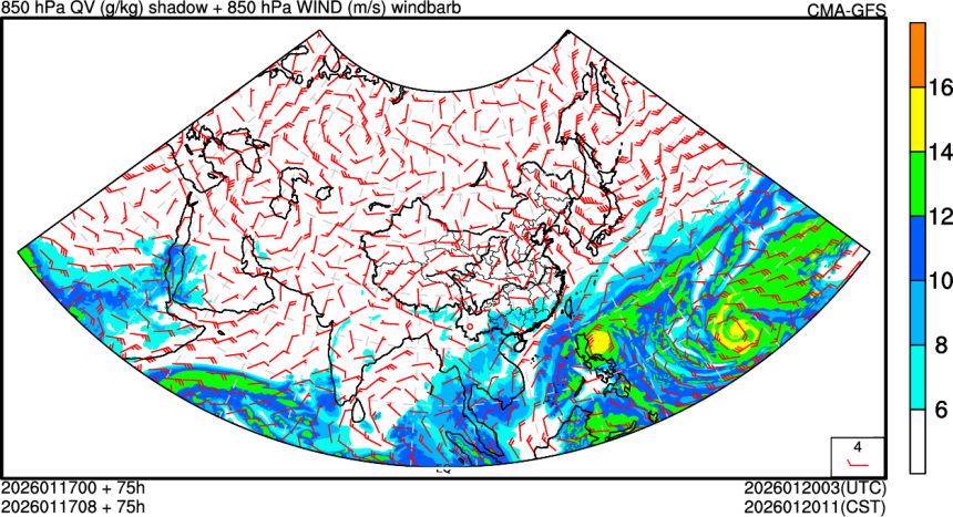 01/17 00时 +075小时