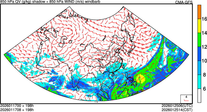 01/17 00时 +198小时