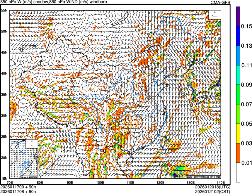 01/17 00时 +090小时