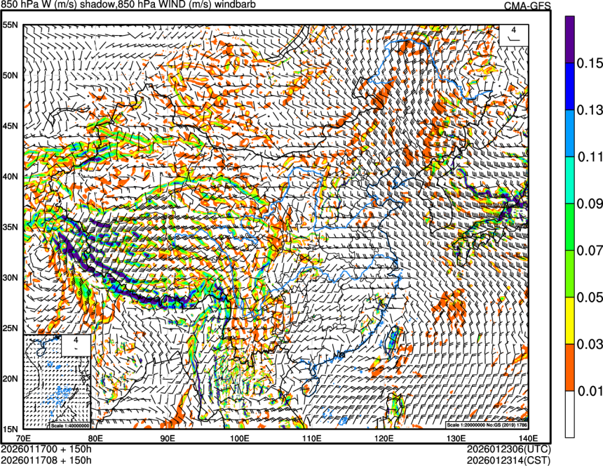01/17 00时 +150小时