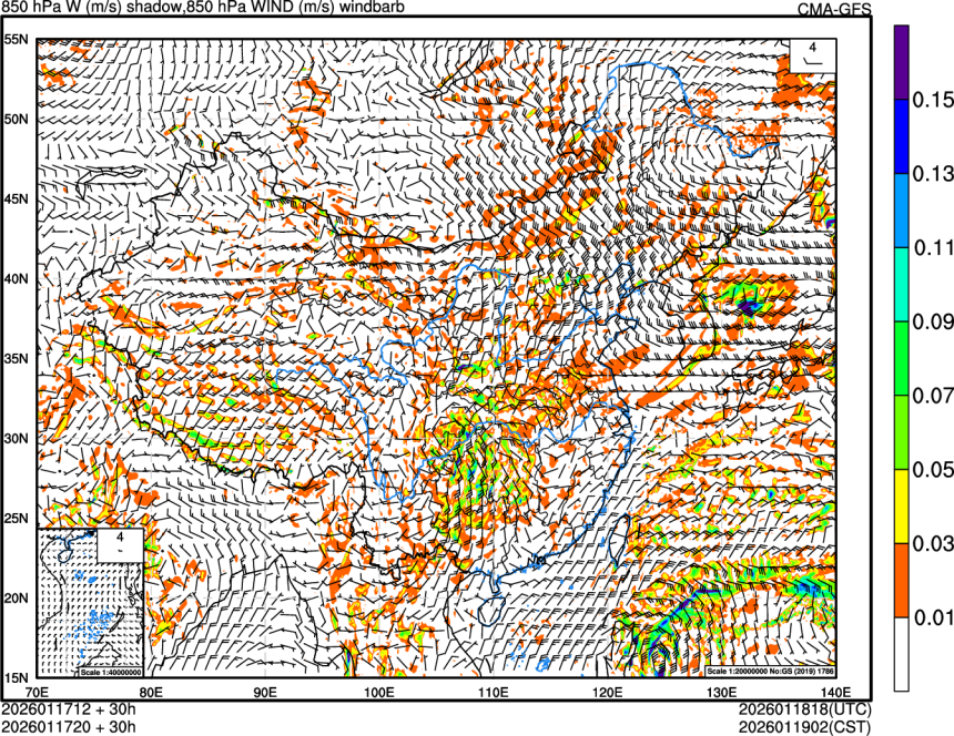 01/17 12时 +030小时