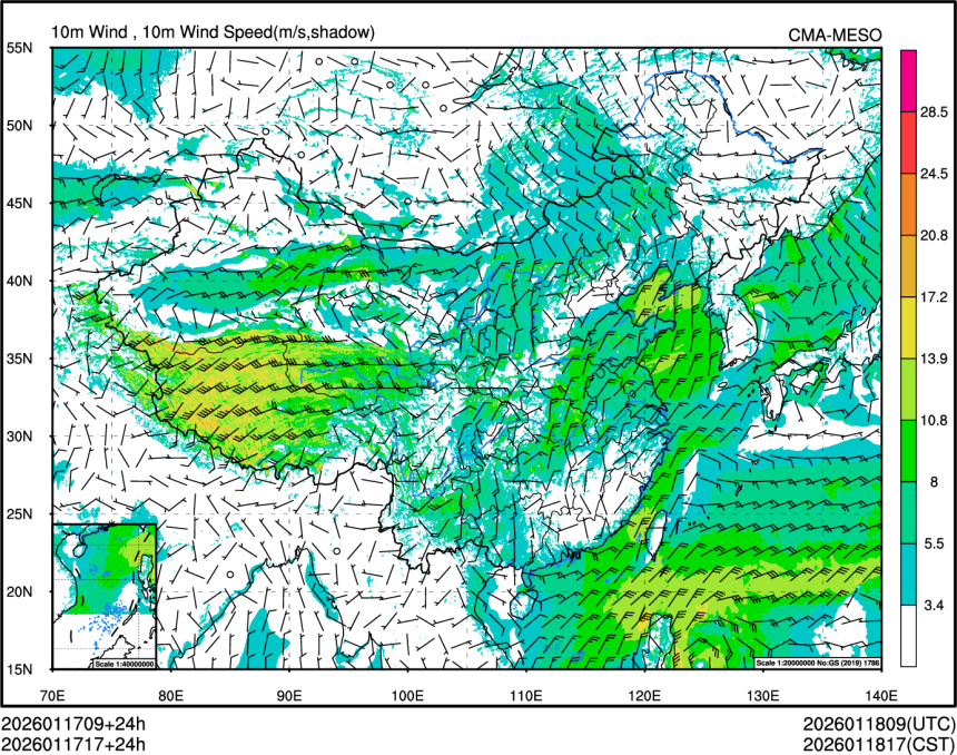 01/17 17时 +024小时