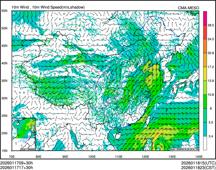 01/17 17时 +030小时