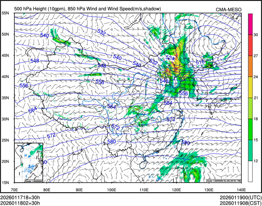 01/18 02时 +030小时